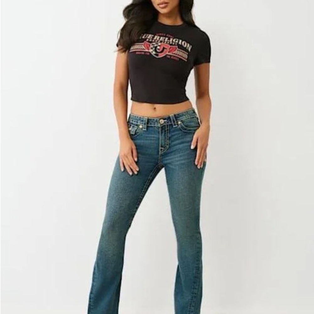 True Religion Blue Flare Jeans